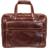 Mancini Buffalo Triple Compartment Briefcase for 15.6” Laptop / Tablet
