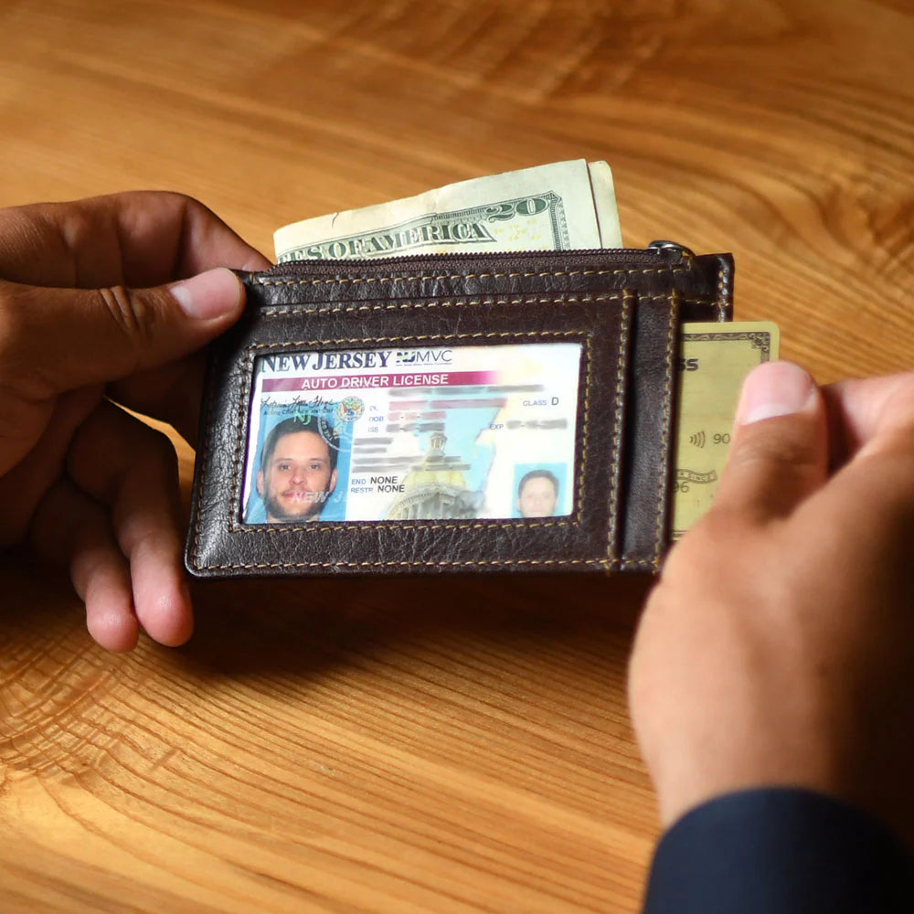 Jack Georges Voyager Zippered Card Holder