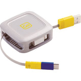Go Travel - 3-in-1 Retractable Connector Cable