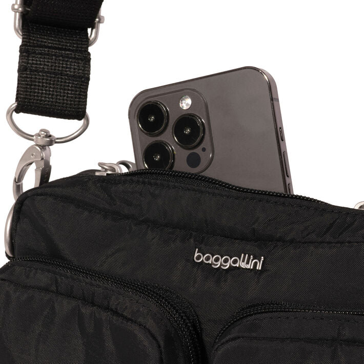 Baggallini Securtex Anti-Theft Treasure Crossbody