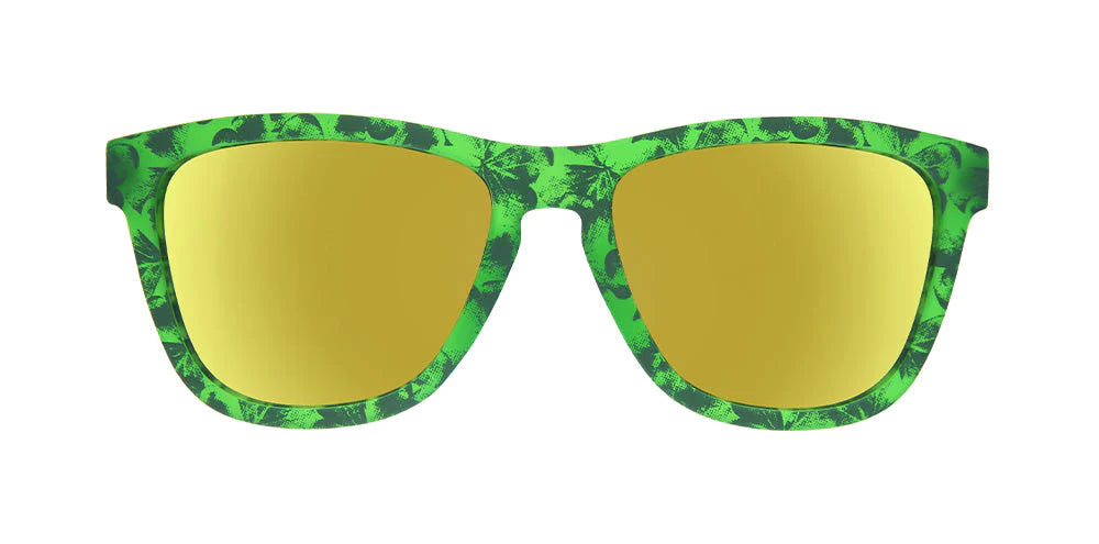 Goodr OGs Clover Me in Gold Sunglasses