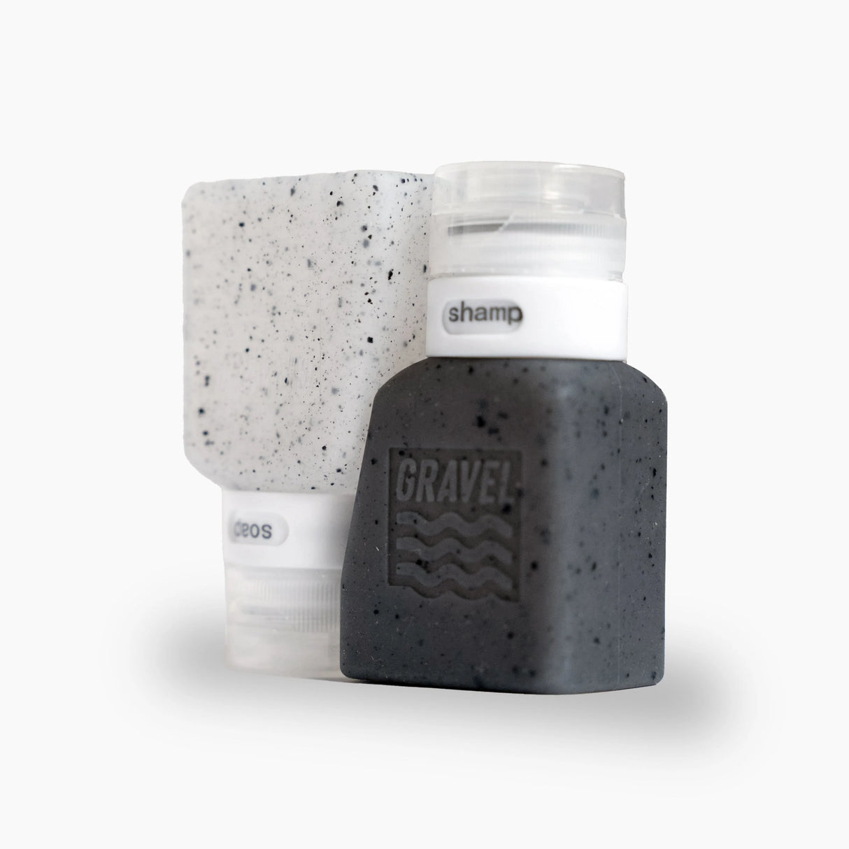 Gravel Travel Bottles For Liquids 3oz (89 ml) (Two Pack)