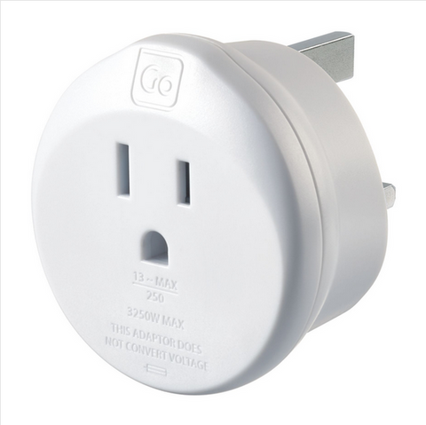 Go Travel Americas to UK Grounded Adaptor