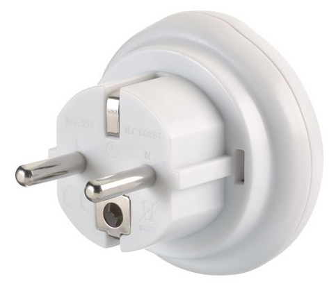 Go Travel Europe Grounded Adapter