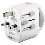 Go Travel Certified Worldwide Adapter & Two USB