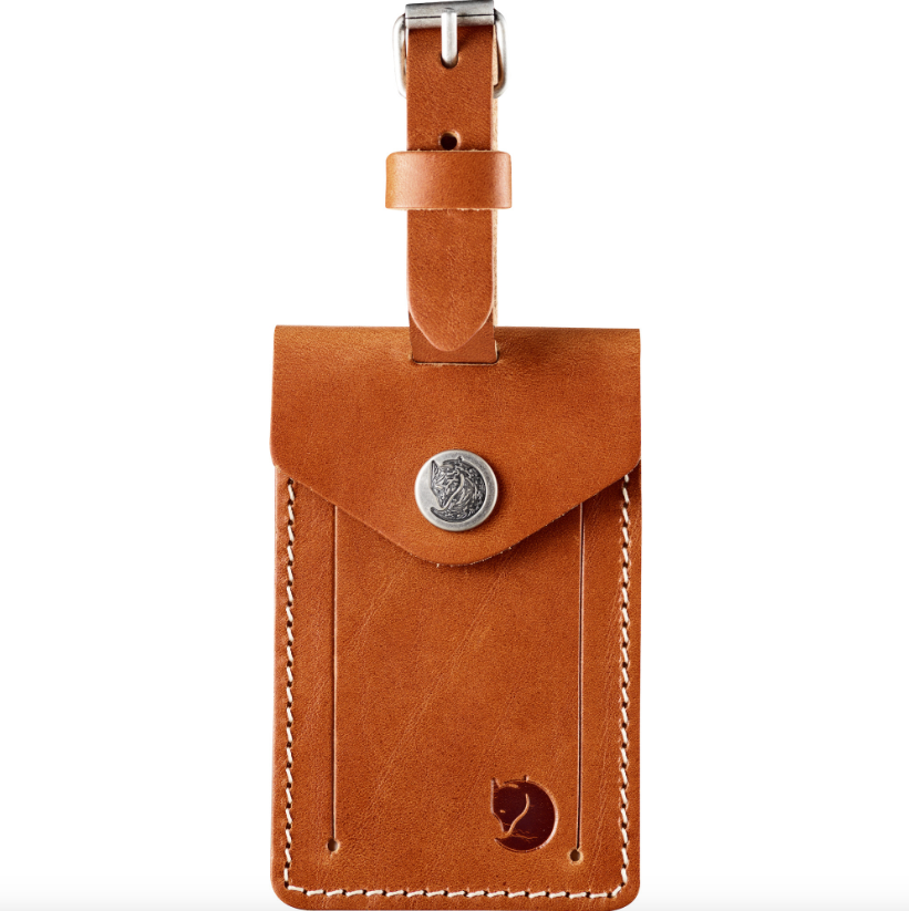 Fjallraven Leather Luggage Tag