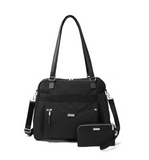 Baggallini Overnight Expandable Laptop Tote With RFID Phone Wristlet