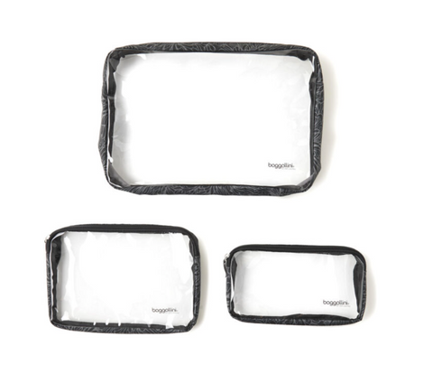 Baggallini Clear Travel Pouches