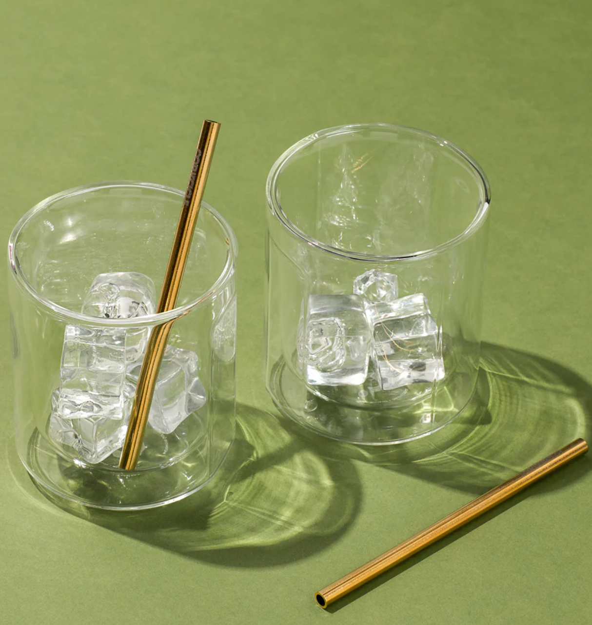 Corkcicle Reusable Stainless Steel Cocktail/Tumbler Straw (2pk)