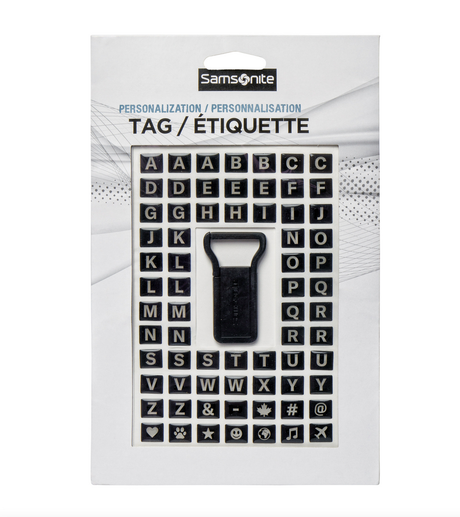 Samsonite Personalization ID Clip with Stickers