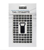 Samsonite Personalization ID Clip with Stickers