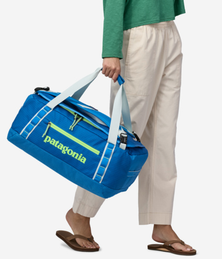 Patagonia Matte Black Hole 40L Duffle Bag