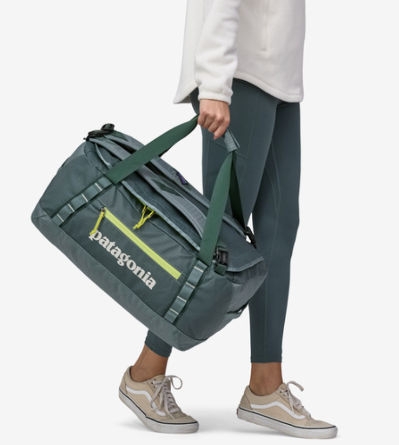 Patagonia Matte Black Hole 40L Duffle Bag