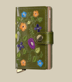 Secrid Premium Stitch Floral Miniwallet