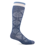 Sockwell Women's Full Floral Graduated Compression Socks (Wide Calf)