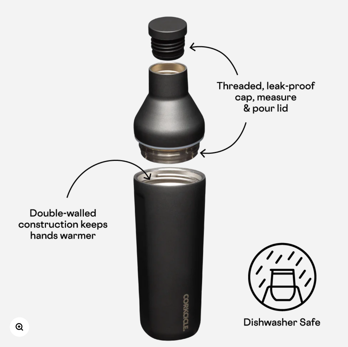 Corkcicle Cocktail Shaker