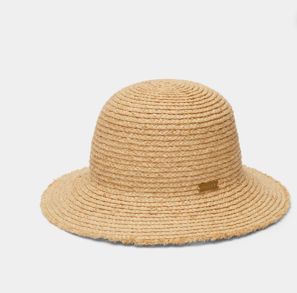 Tilley Raffia Frayed Edge Hat