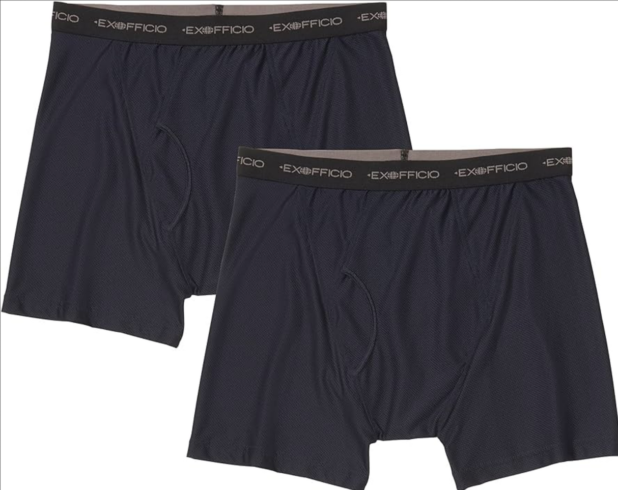 Ex-Officio Men's Give-N-Go 2.0 Boxer Briefs-Two Pack