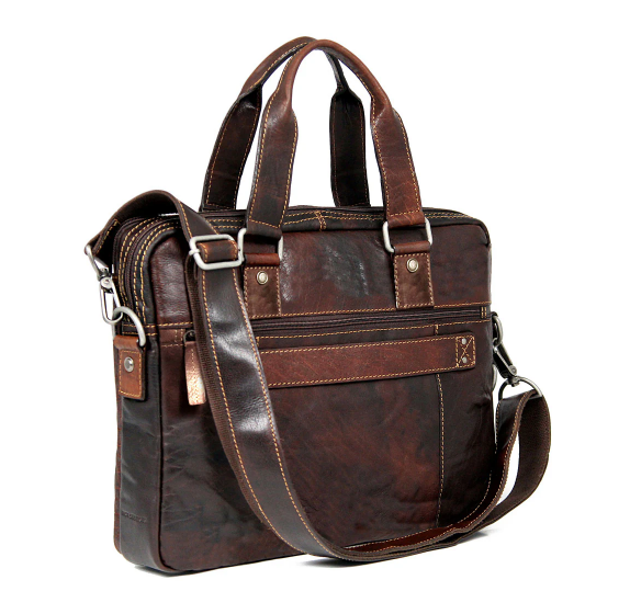 Jack Georges Voyager Professional Zippered Briefcase