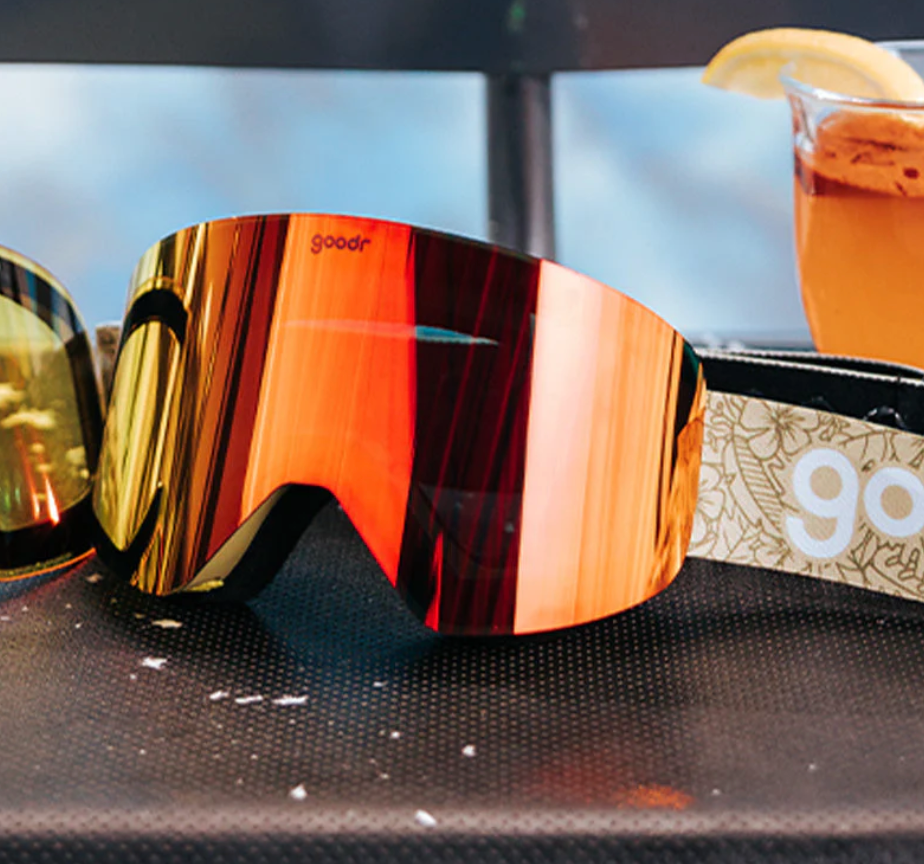 Goodr Snow Gs Here For The Hot Toddies Snow Goggles