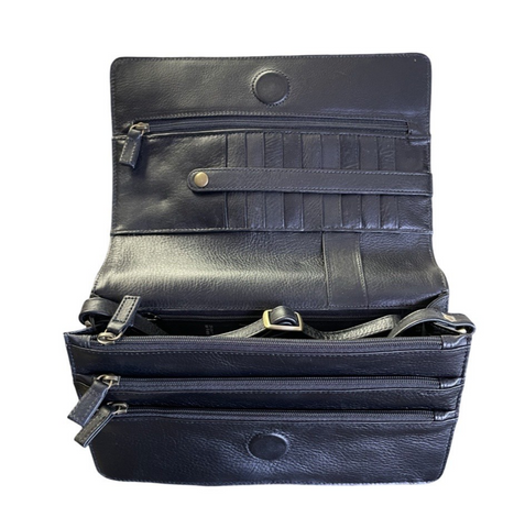 Derek Alexander Classic Flap Crossbody Organizer