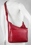 Derek Alexander Angled Top Zip Crossbody