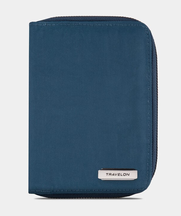Travelon RFID Blocking Passport Zip Wallet