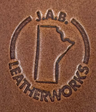 JAB Leatherworks Handmade Luggage Tag