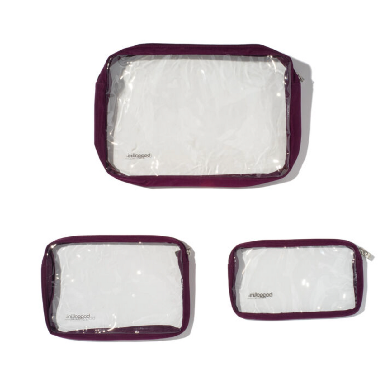 Baggallini Clear Travel Pouches