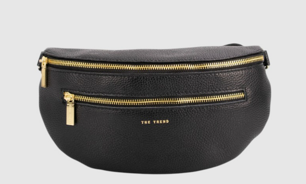 The Trend Cappucina Leather Belt Bag