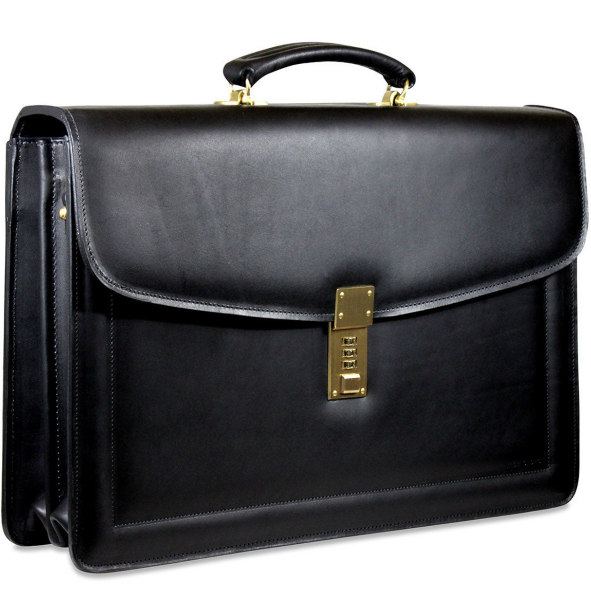 Jack Georges Belting Slim Combination Lock Briefcase