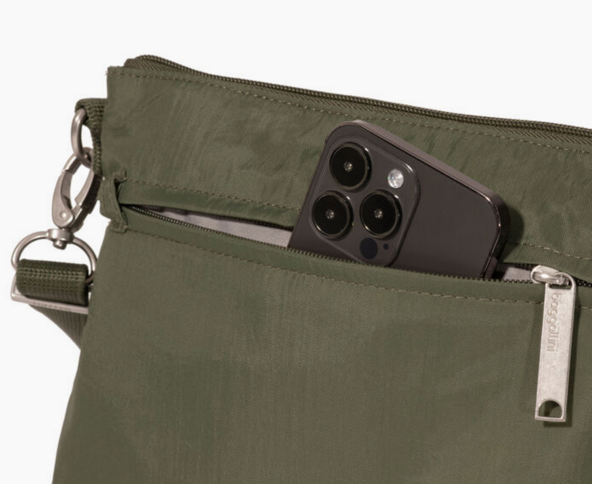 Baggallini Securtex Memento Anti-theft Crossbody Bag