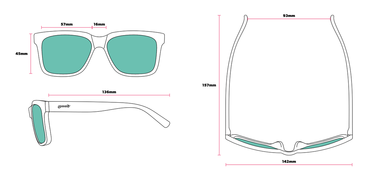 Goodr Tidal G Buoys Don't Cry Sunglasses