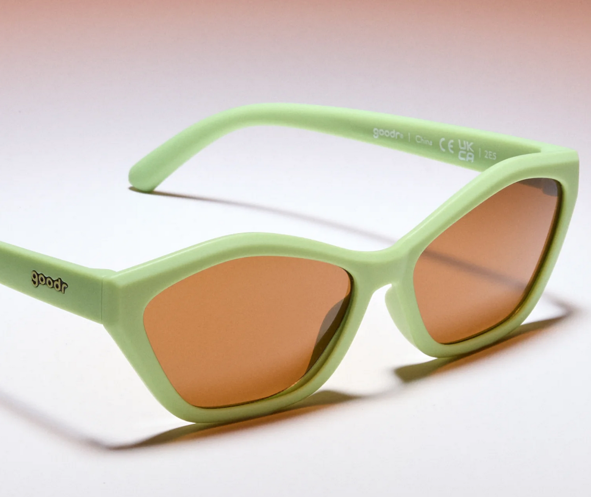 Goodr Deco G Green Tea Nebula Sunglasses