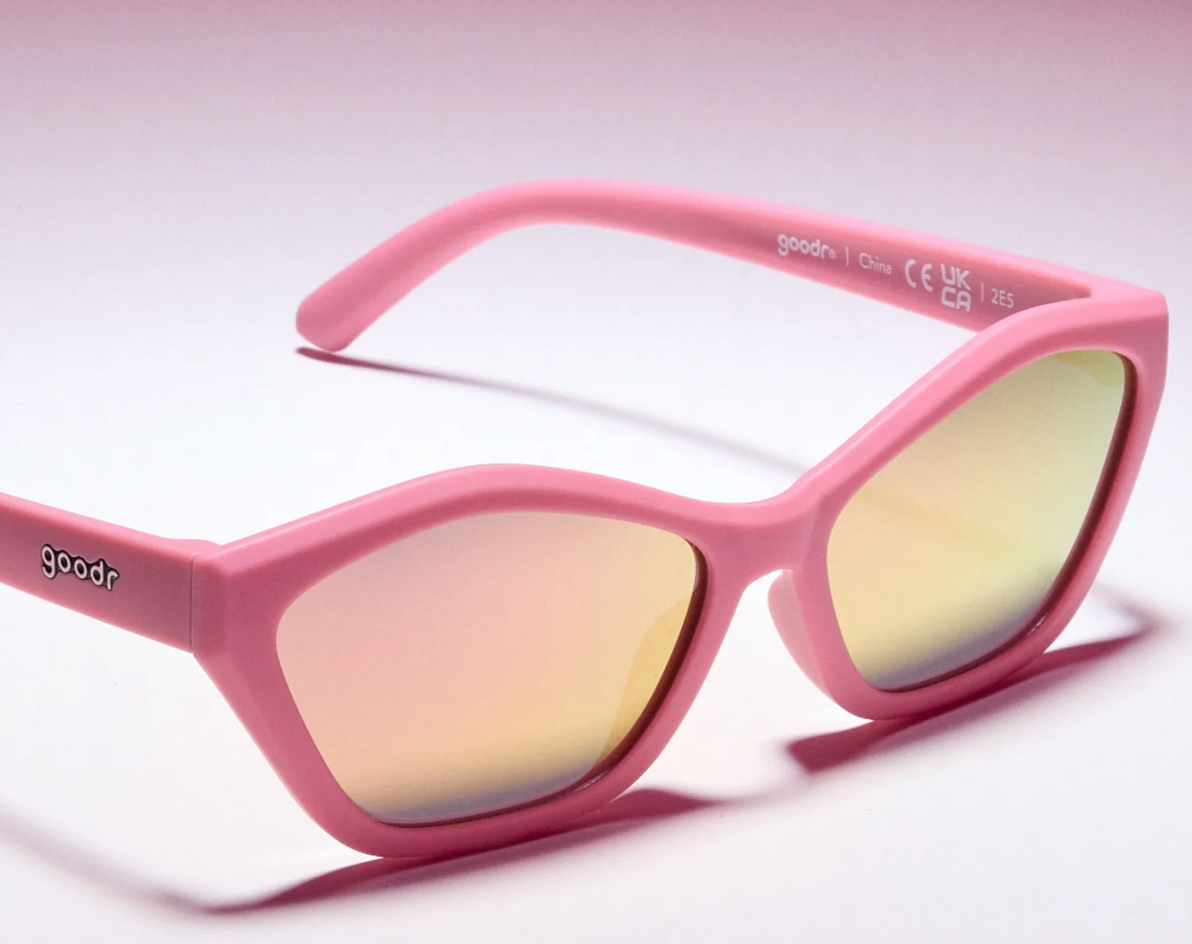 Goodr Deco G Bubblegum Socialite Sunglasses