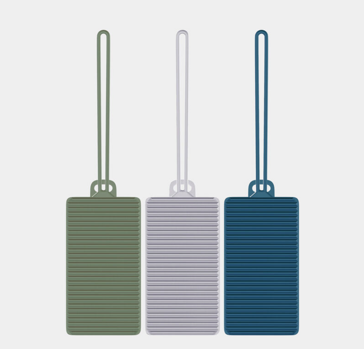 Travelon Set of 3 Silocone Privacy Luggage Tags