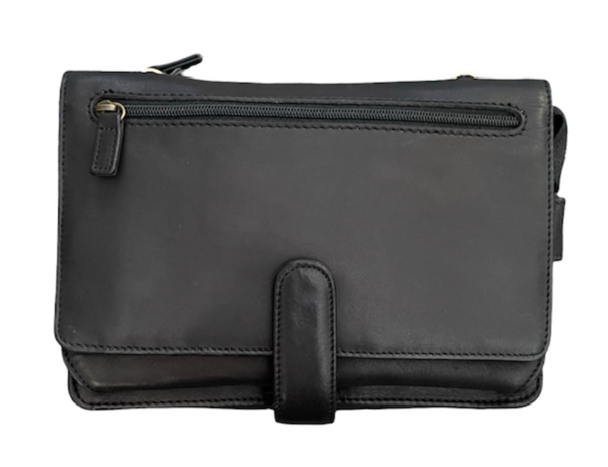 Derek Alexander Front Flap/Top Zip Organizer