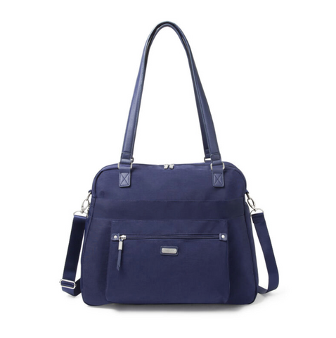 Baggallini Overnight Expandable Laptop Tote With RFID Phone Wristlet