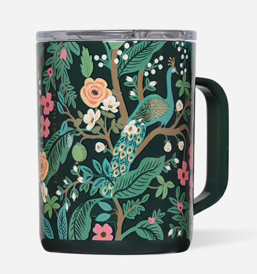 Corkcicle x Rifle Paper Co. Travel Coffee Mug