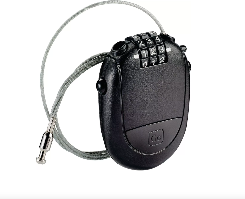 Go Travel Retractable Cable Padlock