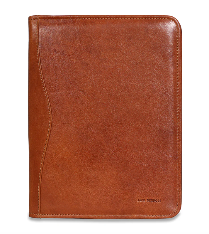 Jack Georges Voyager Letter Size Zippered Writing Pad Cover