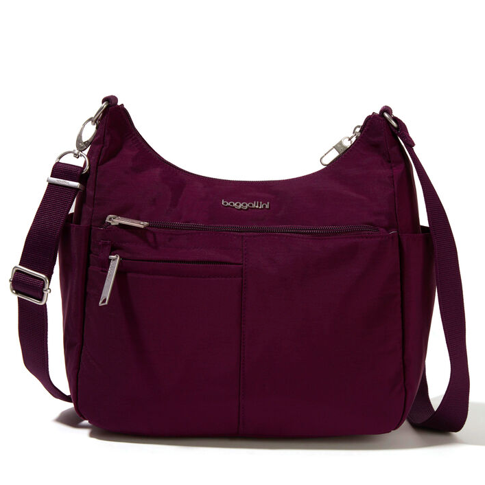 Baggallini Securtex Anti-Theft Free Time Hobo Crossbody