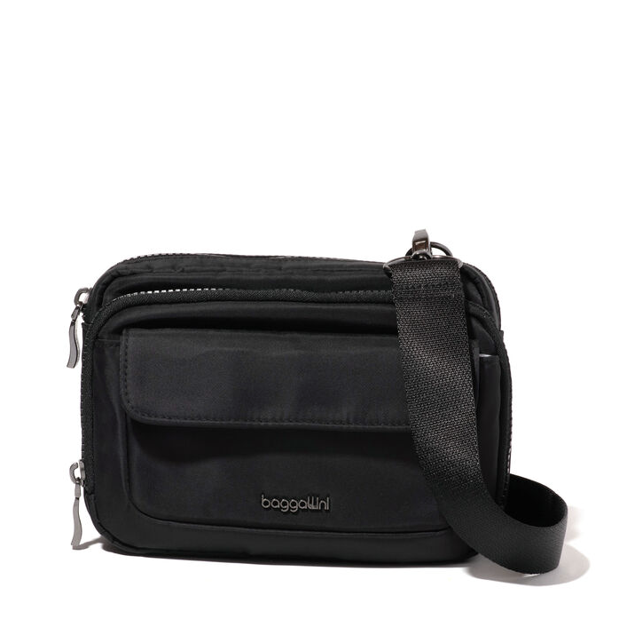 Baggallini Modern Double Zip Convertible Crossbody Bag