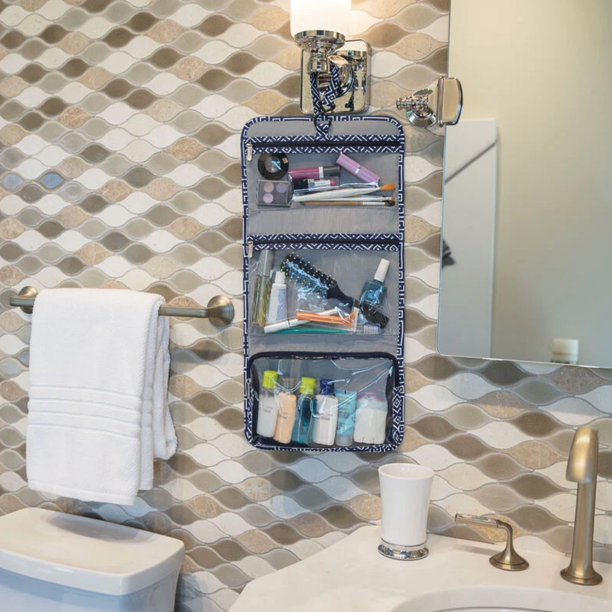 Travelon Trifold Hanging Toiletry Bag