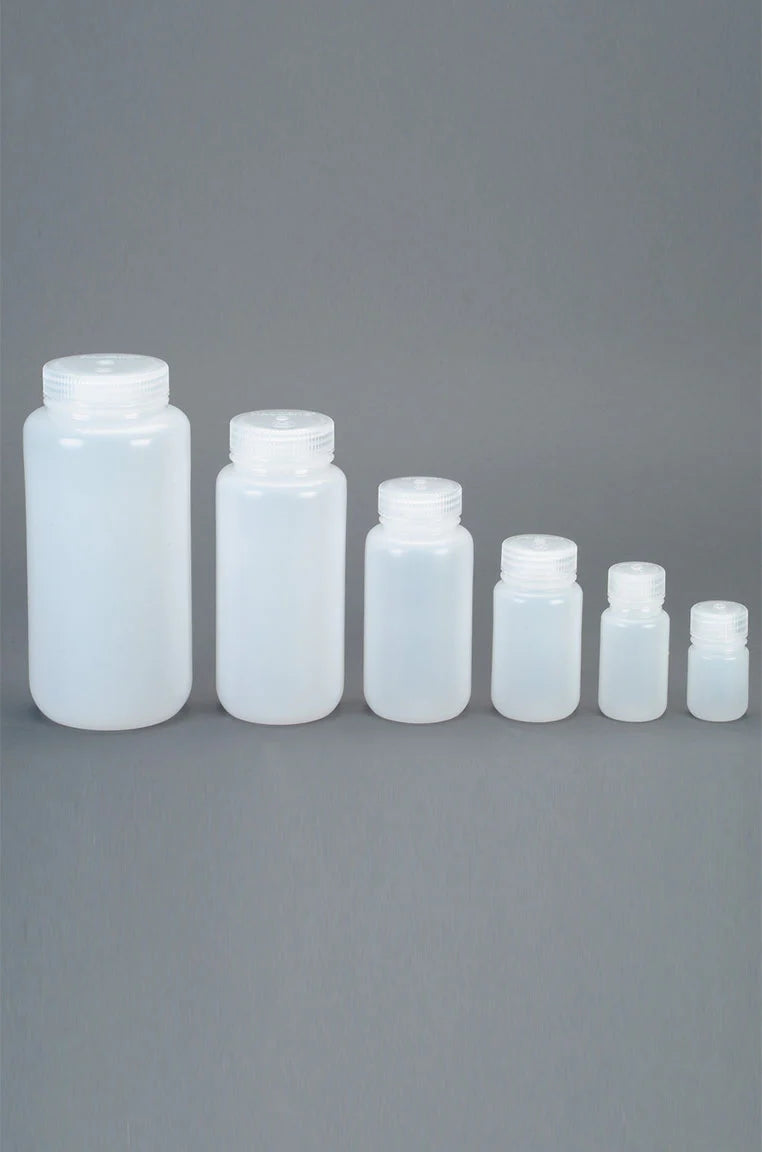Nalgene Wide Mouth Round HDPE Bottle -4oz 125mL