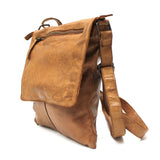 The Trend Italian Leather Small Vertical Messenger Bag