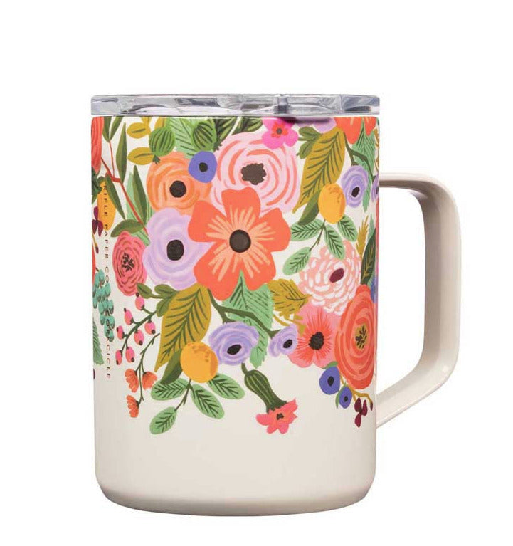 Corkcicle x Rifle Paper Co. Travel Coffee Mug