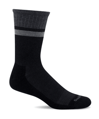Sockwell Men's Foothold Graduated Compression Sock Black