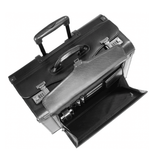 Mancini Leather Wheeled 17" Computer Deluxe Catalogue Case - U.N. Luggage Canada