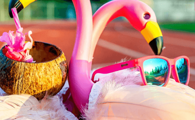 Goodr Sunglasses Flamingos on a Booze Cruise - U.N. Luggage Canada